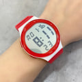 Miniatyrbild 4 av 6: SANDA Big Numbers Digital watch i full storlek Lättläst 5ATM vattentäta sportklockor Sfärisk design Watch för män Full black