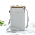 Miniatyrbild 5 av 6: Crossbody-väska i läder för kvinnor Mode liten mini-matt läder Axelremsväska Clutch Telefonväska för damer Handväska Yellow