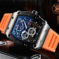 Miniatyrbild 1 av 6: Watch Mode Legering Urboett Toppmärke Lyx Herr Quartz Clock Klassisk Man Sport Kronografklockor Style 16
