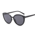 Miniatyrbild 1 av 6: Retro Cat Eye Style Solglasögon Kvinna Mode Gradient Solglasögon för kvinnligt märke Designer Glasögon Färgglad spegel Gafas De Sol Black Gray