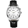 Miniatyrbild 1 av 6: Light Up Watch Dial Full Luminous Face 40mm Easy Reader Rostfritt stål Rem 3ATM Black