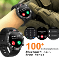 Miniatyrbild 3 av 6: SENBONO HERO Smart Watch för män Utomhus Sport Bluetooth Call Watch 1,39 tums skärm 450mAh IP68 Vattentät Smartwatch Herr Dam black
