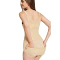 Miniatyrbild 1 av 6: Waist trainer shapers modellering rem korsett bantning underkläder kropp mage shaper shapewear faja bantning bälte kvinnor 6627-beige S