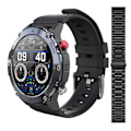 Miniatyrbild 1 av 6: LEMFO LF26 Max Smart Watch Herr Bluetooth Call Smartwatch IP68 Vattentät 360 HD Screen Standby för Android IOS Black black(.317)