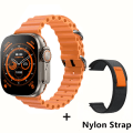 Miniatyrbild 1 av 6: 49mm Ny Smart Watch För Apple Ultra 8 NFC GPS Track Herr Dam Smartwatch Series 8 Termometer BluetoothCall Vattentät Sport orange and xiaocheNL