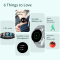 Miniatyrbild 6 av 6: COLMI i20 Smart Watch Herr 1,32 tum 360*360 skärm Bluetooth Ring Puls Sömn Fitness Tracker Smartwatch Dam Gray