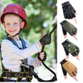 Miniatyrbild 2 av 6: Taktiska handskar för barn Militär Pojkar Halvfinger Cykelhandskar Cykel Fingerlös Cykel Ridning Flicka Handske Sport Skateboard Green L 10-12 Years Old