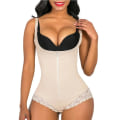 Miniatyrbild 1 av 6: Body för kvinnor Shapewear Body Shaper Butt Lifter Ingen dyna Magkontroll Slimming Plus S-3XL Underkläder Fajas Colombianas Zipper Beige L