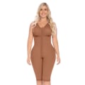 Miniatyrbild 1 av 6: Fajas Colombianas Helkroppsformare för kvinnor med justerbara krokar Slimmande magkontroll Postpartum gördlar Bbl Skims Shapewear Auburn M