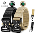 Miniatyrbild 2 av 6: Herrbälte Army Utomhus Jakt Kompass Taktisk Multi Combat Survival Marine Corps Canvas För Nylon Man Lyxbälten ZSPD-BKBKBKset 125cm
