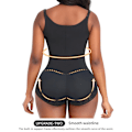 Miniatyrbild 6 av 6: Colombiansk Faja Bodysuit för kvinnor Shapewear Body Shaper Butt Lifter Ingen dyna Magkontroll Magbantning Plus S-6XL Underkläder L
