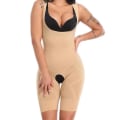Miniatyrbild 1 av 6: Shapewear Waist trainer Body Shaper Bantning Underkläder Kvinnor Bantning Bälte Korrigerande Underkläder Rumplyftare Bälte Minska Faja Skin XXL 3XL 60-70KG