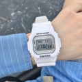 Miniatyrbild 5 av 6: Mode Transparent Digital Luminous Watch Square Kvinnor Klockor Sport Elektronisk Armbandsur Watch Mujer Clock Purple