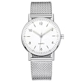 Miniatyrbild 1 av 6: Mode Watch Damklocka Silver Heart Dial Silikon Mesh Armbandsur Reloj Mujer Montre Femme Watch 2022 A