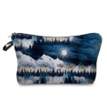 Miniatyrbild 1 av 6: Landskapsmålning Sminkväska Polyester Kosmetikväska Kvinnors Necessaire-påse med blixtlås Rakapparat påsar Lyx Man Resväska hz3116 Landscape