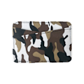 Miniatyrbild 1 av 6: Ultra Slim Camouflage Magic Plånböcker för Kvinnor Män PU Läder Mini ID-kortshållare Myntplånböcker Resor Case Clip Cover Brown