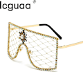 Miniatyrbild 2 av 6: Lyx Diamanter Steampunk Solglasögon Kvinnor Män Oversized Rhinestone Glasögon Gör-det-själv-trender Personlighet Glasögon De Sol Oculos C7 as pictures showed