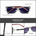 Miniatyrbild 6 av 6: KINGSEVEN 2020 Aluminum Brand Pilot Polarized Solglasögon Män Kvinnor Modebåge Man Solglasögon för att köra Oculos de sol Gun Gray Other
