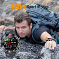 Miniatyrbild 4 av 6: SENBONO HERO Smart Watch för män Utomhus Sport Bluetooth Call Watch 1,39 tums skärm 450mAh IP68 Vattentät Smartwatch Herr Dam blue