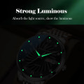 Miniatyrbild 4 av 6: POEDAGAR Brand Lyx Herrklockor Hög kvalitet Vattentät Business Casual Man Quartz Armbandsur Lysande klockor i rostfritt stål 818 white