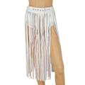 Miniatyrbild 1 av 6: TiaoBug Mode Dam konstläder Hippy Boho Fringe Tofs Kjol Dam Sele Bälte Harajuku Midjeband Punk Gothic Rave Bälte Beige L