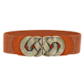 Miniatyrbild 1 av 6: Kvinnors brett bälte Kvinnlig Designer Mode Elastiskt band Klänning Jacka Lyxigt Bälte Tillbehör för kvinnor Brett bälte x218 Brown 60cm