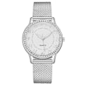 Miniatyrbild 1 av 6: Mode Watch Damklocka Silver Heart Dial Silikon Mesh Armbandsur Reloj Mujer Montre Femme Watch 2022 M