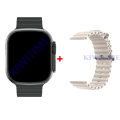 Miniatyrbild 1 av 6: KIWITIME Ultra Max Smart Watch 1:1 49mm Storlek 2.2\ BlacknStarOcean With Protective Case