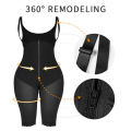 Miniatyrbild 5 av 6: Faja Colombianas Shapewear Body för kvinnor Öppen gren Helkroppsformare Höftlyftare Sim Jumpsuit Magkontroll Trosor 2XL