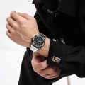 Miniatyrbild 4 av 6: NAVIFORCE Militär watch för män Vattentät manlig klocka Stålband Quartz Dag- och datumvisning Man Armbandsur Reloj Hombre SBE