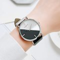 Miniatyrbild 5 av 6: Klockor Dam 2022 Nytt Mode Dam Söt Klänning Watch Colorblock Urtavla Analog Quartz Läder Armband Armbandsur montre femme Brown