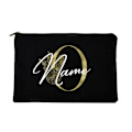 Miniatyrbild 1 av 6: Personliga initialer Sminkväska Brudtärna Maid of Honor Semester Canvas Monogram Kosmetisk påse Bröllop möhippa Present O