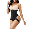 Miniatyrbild 4 av 6: Plus Size Hög midja rumplyftare Magekontroll Trosa Booty Lift Dragunderkläder Shaper Waist Trainer Korsett Shapewear Black M