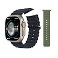 Miniatyrbild 1 av 2: HK8 Pro MAX Ultra Smart Watch Series 8 49 mm 2,12 tum Amoled HD-skärm Hög uppdateringsfrekvens NFC Kompass Man Kvinna Sport SmartWatch and ocean strap-f