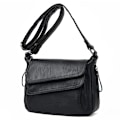 Miniatyrbild 1 av 6: VANDERWAH Lyxiga plånböcker och handväskor i mjukt läder Damväskor Designer Kvinnor Crossbody-väskor för kvinnor Sac A Main Black
