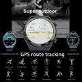 Miniatyrbild 6 av 6: Ny NFC Smart Watch Herr Smart Bluetooth Call Sport GPS Track Smartwatch Dam Hjärtfrekvens EKG PPG Smartwatch För Android ios Black Steel Original box