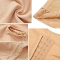 Miniatyrbild 6 av 6: fajas colombian Kvinnor helkropp Shapewear Magkontroll Waist trainer shaper bbl-shorts skinkor lyfter skummar underkläder gördlar Khaki M