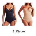 Miniatyrbild 1 av 6: GUUDIA Kroppsformare för kvinnor Push Up Form Cup Shapers Bantning Shapewear Sömlösa Body Shapers Waist trainer Butt Lifter mesh butt-two S