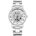 Miniatyrbild 1 av 6: Nytt mode Topp kvinnor ihåligt skelett Faux mekanisk watch dam mesh kvarts armbandsur för kvinnor Relogio Feminino A silver