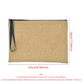 Miniatyrbild 6 av 6: Sminkväska för kvinnor Mode Print Kosmetiska väskor Organizer Tvätta toalettartiklar Påse Dam Clutch Student Pennväska C 003 (Linen)