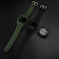Miniatyrbild 4 av 6: SYNOKE Digital Watch Herr Silikonrem Led Elektronisk Display Lysande Multifunktion Armbandsur Military Reloj Hombre ArmyGreen