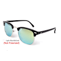 Miniatyrbild 1 av 6: LeonLion Polarized Semi-Rinless Solglasögon Dam/Her Polarized UV400 Classic Brand Designer Retro Oculos De Sol Gafas C9 LightBlack Gold