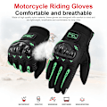 Miniatyrbild 5 av 6: 1 par Motorcykelhandskar Andningsbara Hel Finger Racinghandskar Utomhussporthandskar Cykelhandskar För Bmx Atv Väg Racing Sommar Vinter Red M