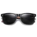 Miniatyrbild 5 av 6: GM Märke Valnöt Trä Polariserad Solglasögon Herr Fyrkantig Båge Solglasögon Dam Solglasögon Man Oculos de sol Masculino S7061h Red Square Box Black