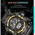 Miniatyrbild 4 av 6: Watch för män Militärklocka Mode White Hour 50M Vattentät Lysande händer Armbandsur Digital 8045 Herrklockor Quartz ARMYGREEN