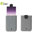 Miniatyrbild 1 av 6: New Arrival DAX V2 Mini Slim Przenośne Posiadacze Kart Wyciągnięty Projekt Portfel Męski Gradient 5 Kart Pieniądze Krótkie Toreb V1 gray and purple