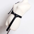 Miniatyrbild 3 av 6: TRODEAM Kvinnor Sexig Läder Kropp Bondage Bur Skulptering Sele Midjebälte Strumpeband Strumpeband Midjeband Harajuku Hängslen Top-020 105CM