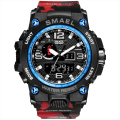 Miniatyrbild 1 av 6: SMAEL Dual Display Digital LED Watch Pointer Typ Quartz Elektriska klockor Relogio Masculino Uomo Sportklocka 1545 CAMORED