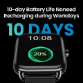Miniatyrbild 6 av 6: HAYLOU RS4 Plus Smartwatch 1,78'' AMOLED-skärm 105 sportlägen 10-dagars batteritid Smart Watch SpO₂ Puls sömnmätare G TWO Straps