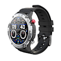 Miniatyrbild 1 av 6: LEMFO LF26 Max Smart Watch Herr Bluetooth Call Smartwatch IP68 Vattentät 360 HD Screen Standby för Android IOS Silver